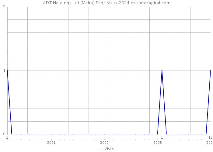 ADT Holdings Ltd (Malta) Page visits 2024 