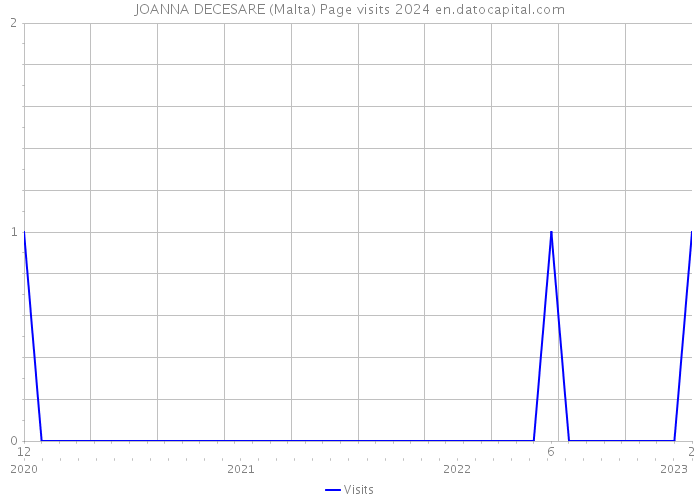 JOANNA DECESARE (Malta) Page visits 2024 