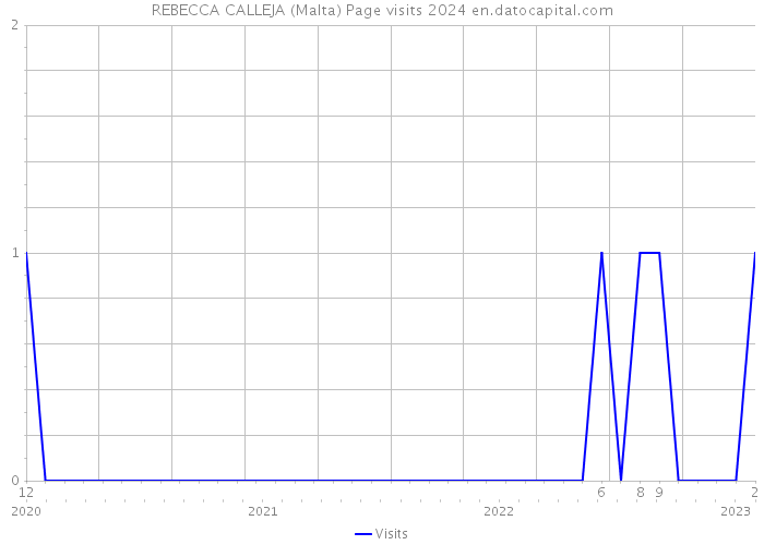 REBECCA CALLEJA (Malta) Page visits 2024 