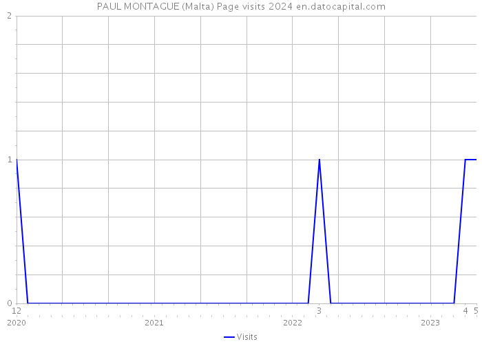 PAUL MONTAGUE (Malta) Page visits 2024 