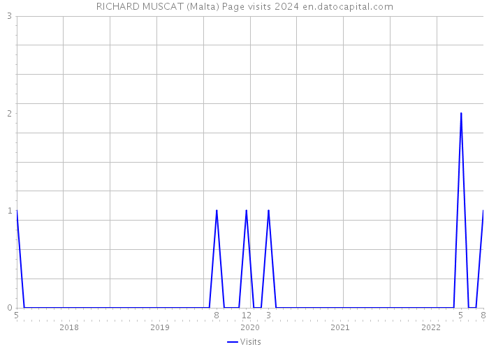 RICHARD MUSCAT (Malta) Page visits 2024 