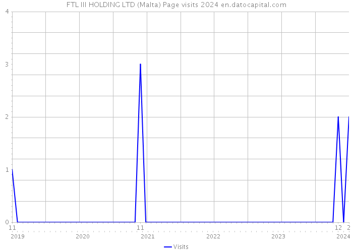 FTL III HOLDING LTD (Malta) Page visits 2024 