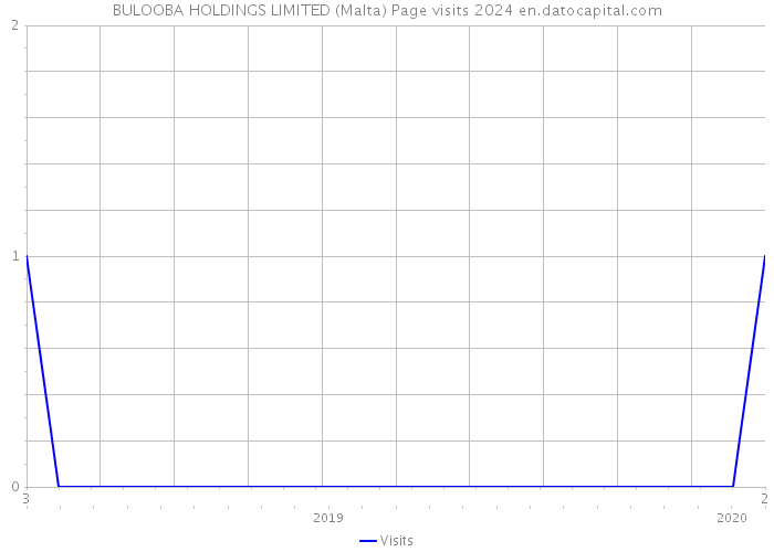 BULOOBA HOLDINGS LIMITED (Malta) Page visits 2024 