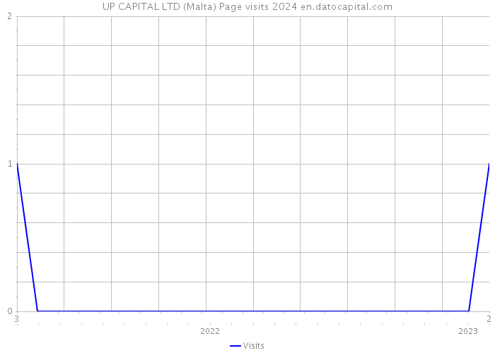 UP CAPITAL LTD (Malta) Page visits 2024 