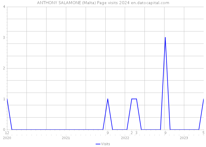 ANTHONY SALAMONE (Malta) Page visits 2024 
