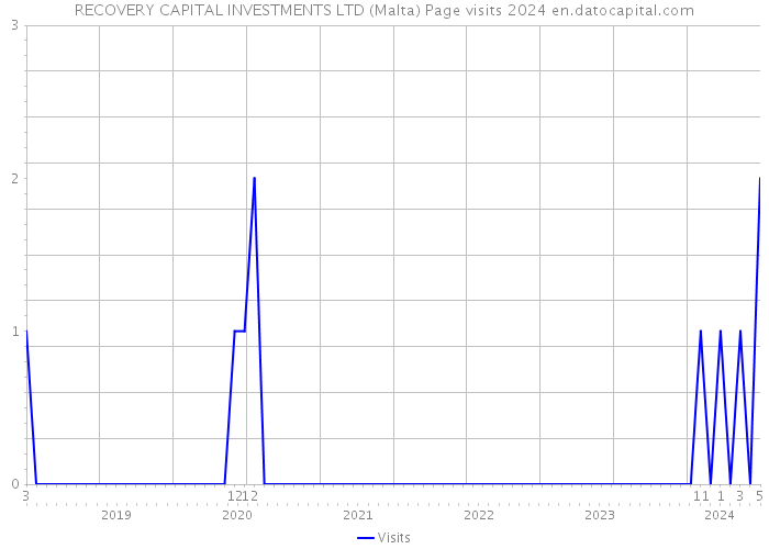 RECOVERY CAPITAL INVESTMENTS LTD (Malta) Page visits 2024 