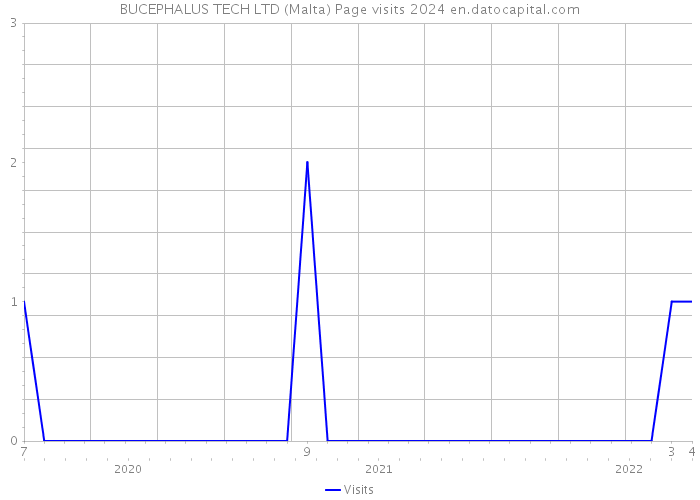 BUCEPHALUS TECH LTD (Malta) Page visits 2024 