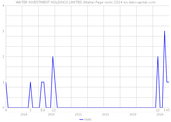 WATER INVESTMENT HOLDINGS LIMITED (Malta) Page visits 2024 