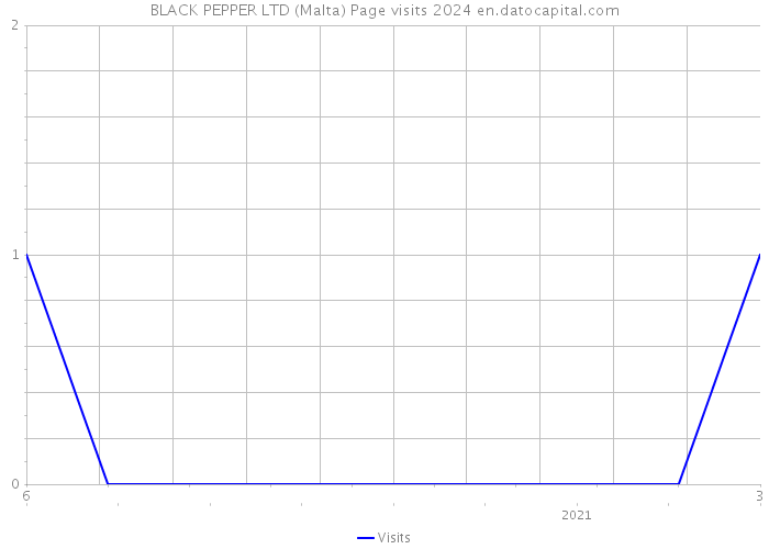 BLACK PEPPER LTD (Malta) Page visits 2024 