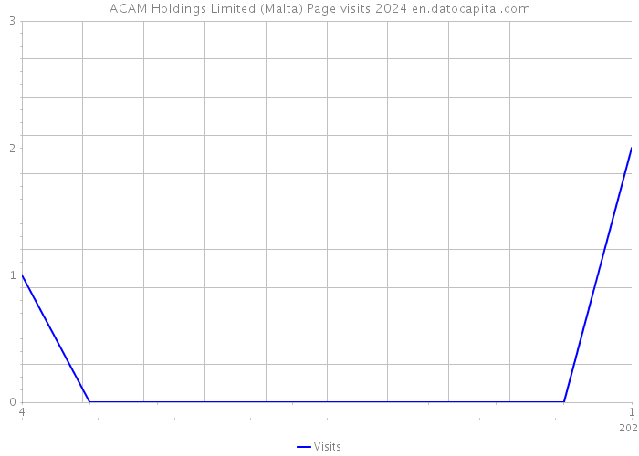 ACAM Holdings Limited (Malta) Page visits 2024 