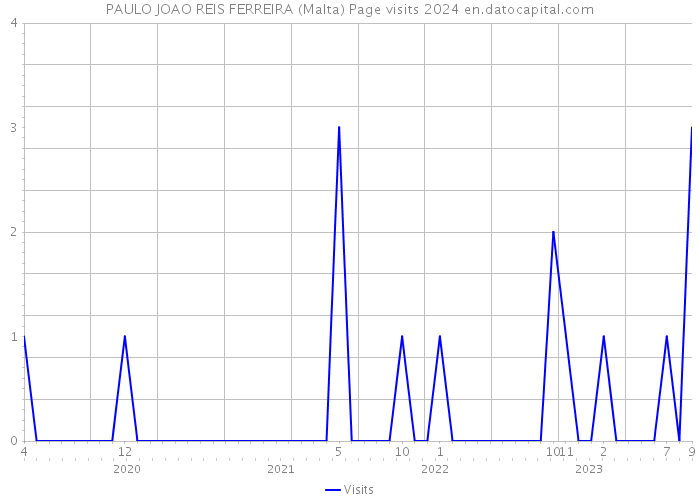 PAULO JOAO REIS FERREIRA (Malta) Page visits 2024 