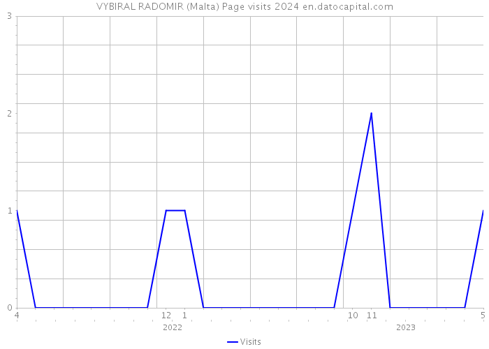 VYBIRAL RADOMIR (Malta) Page visits 2024 
