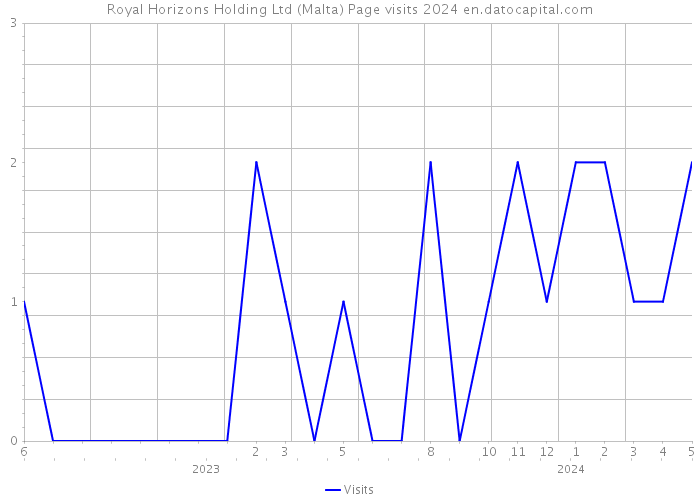 Royal Horizons Holding Ltd (Malta) Page visits 2024 
