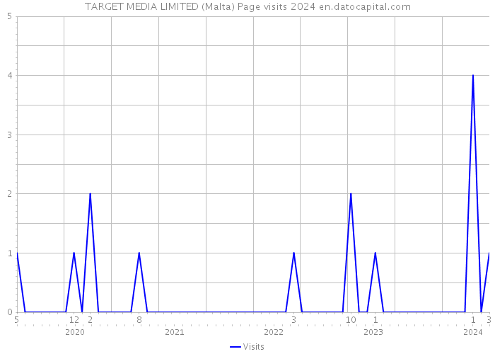 TARGET MEDIA LIMITED (Malta) Page visits 2024 