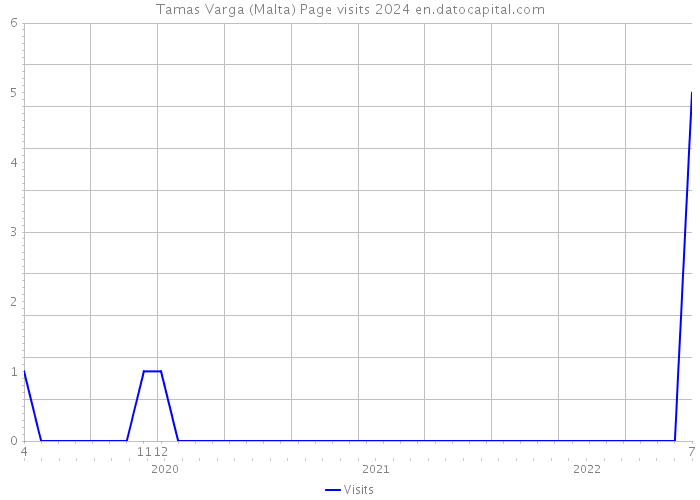 Tamas Varga (Malta) Page visits 2024 