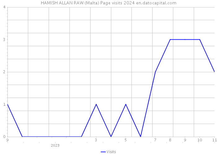 HAMISH ALLAN RAW (Malta) Page visits 2024 