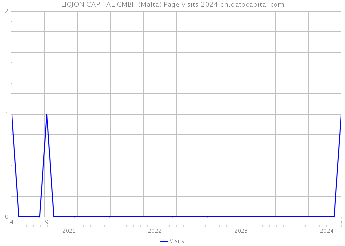 LIQION CAPITAL GMBH (Malta) Page visits 2024 