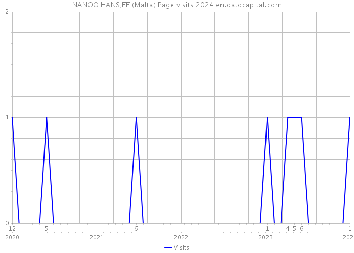 NANOO HANSJEE (Malta) Page visits 2024 