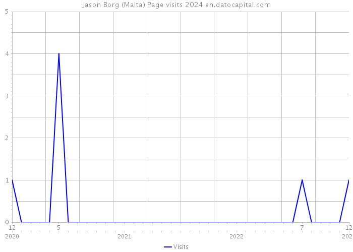 Jason Borg (Malta) Page visits 2024 