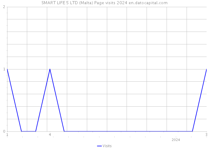 SMART LIFE 5 LTD (Malta) Page visits 2024 
