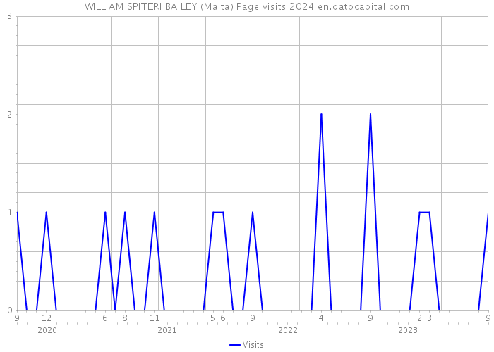 WILLIAM SPITERI BAILEY (Malta) Page visits 2024 