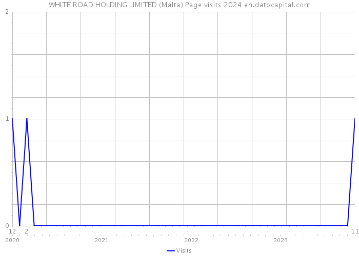 WHITE ROAD HOLDING LIMITED (Malta) Page visits 2024 