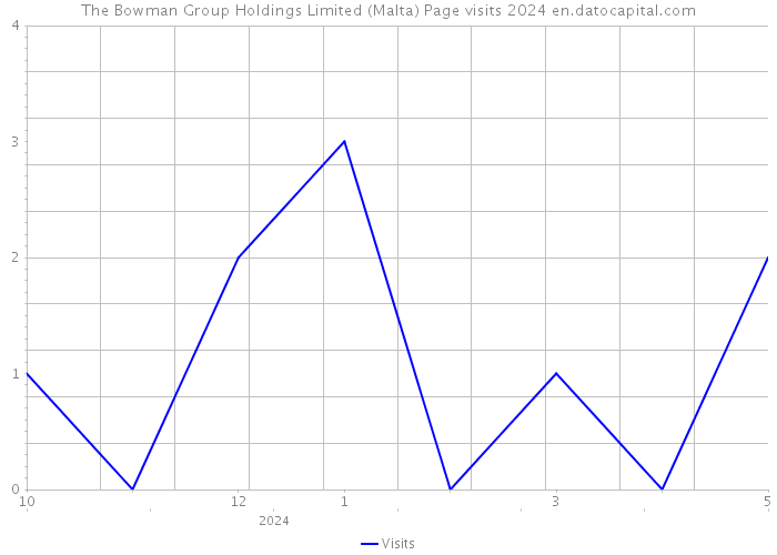 The Bowman Group Holdings Limited (Malta) Page visits 2024 