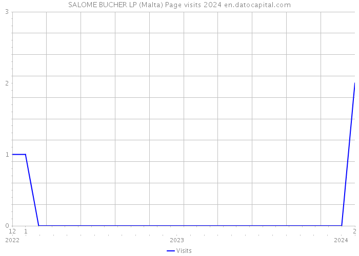 SALOME BUCHER LP (Malta) Page visits 2024 