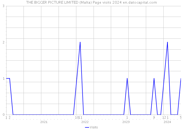 THE BIGGER PICTURE LIMITED (Malta) Page visits 2024 