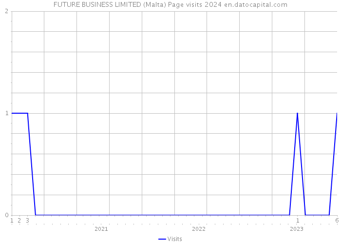 FUTURE BUSINESS LIMITED (Malta) Page visits 2024 