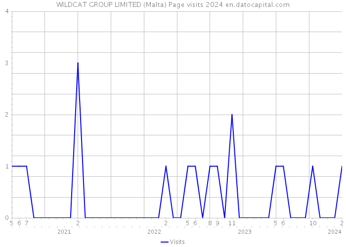 WILDCAT GROUP LIMITED (Malta) Page visits 2024 
