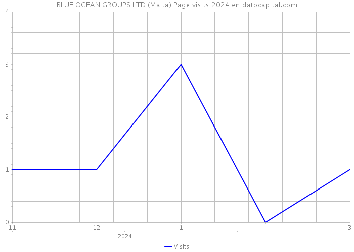 BLUE OCEAN GROUPS LTD (Malta) Page visits 2024 