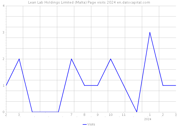 Lean Lab Holdings Limited (Malta) Page visits 2024 