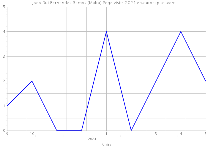 Joao Rui Fernandes Ramos (Malta) Page visits 2024 