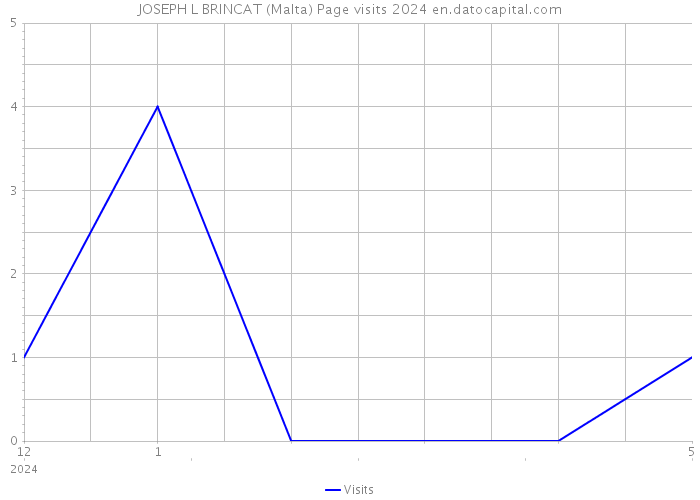JOSEPH L BRINCAT (Malta) Page visits 2024 