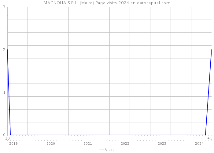 MAGNOLIA S.R.L. (Malta) Page visits 2024 