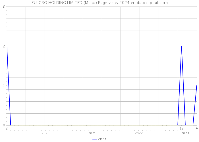 FULCRO HOLDING LIMITED (Malta) Page visits 2024 