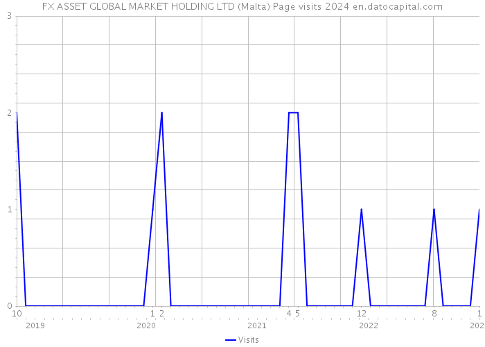 FX ASSET GLOBAL MARKET HOLDING LTD (Malta) Page visits 2024 