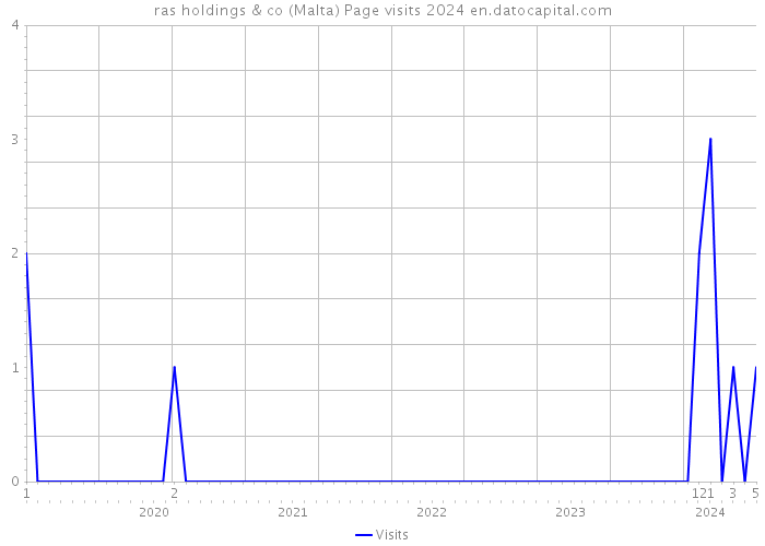 ras holdings & co (Malta) Page visits 2024 