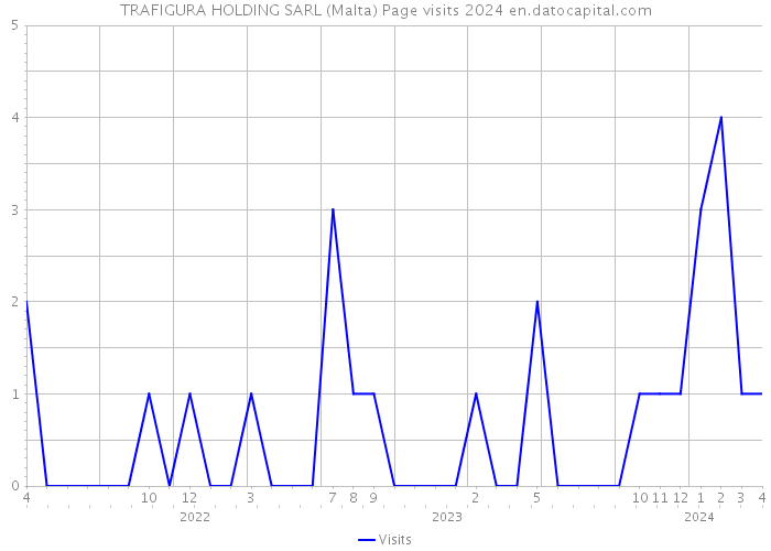 TRAFIGURA HOLDING SARL (Malta) Page visits 2024 