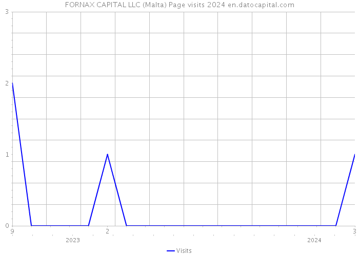 FORNAX CAPITAL LLC (Malta) Page visits 2024 