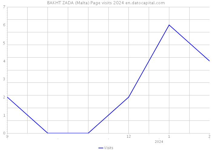 BAKHT ZADA (Malta) Page visits 2024 