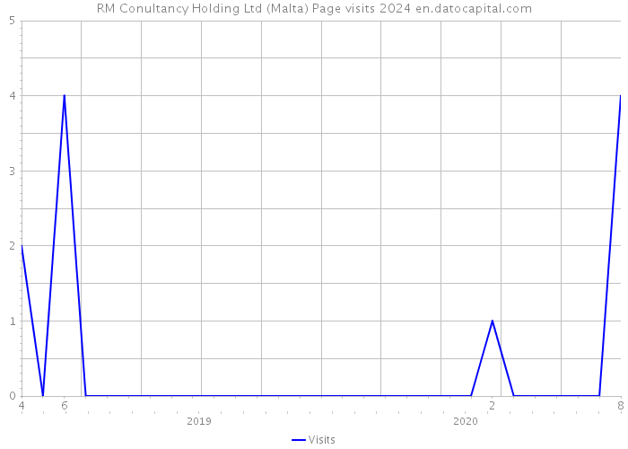 RM Conultancy Holding Ltd (Malta) Page visits 2024 