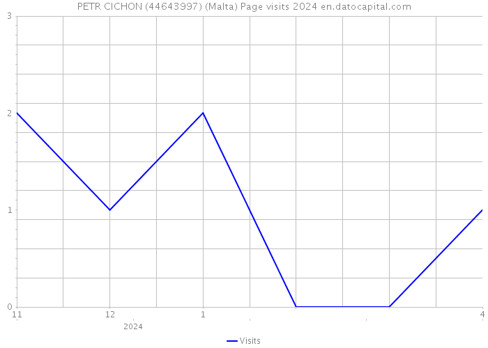 PETR CICHON (44643997) (Malta) Page visits 2024 