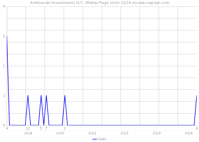 Ambleside Investments N.V. (Malta) Page visits 2024 