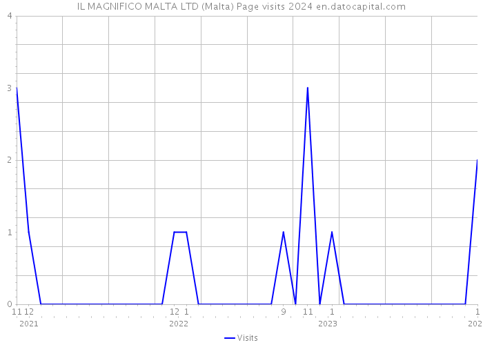 IL MAGNIFICO MALTA LTD (Malta) Page visits 2024 