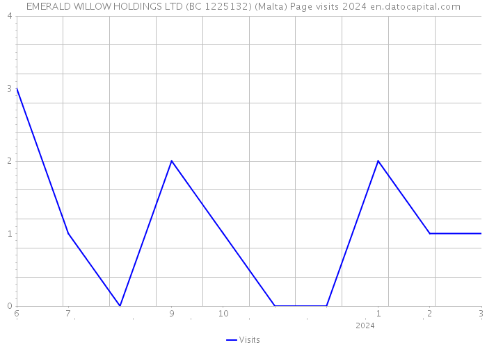 EMERALD WILLOW HOLDINGS LTD (BC 1225132) (Malta) Page visits 2024 