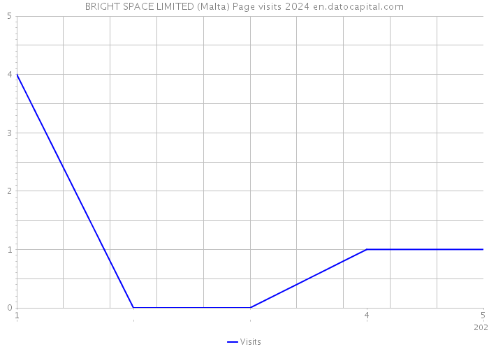 BRIGHT SPACE LIMITED (Malta) Page visits 2024 