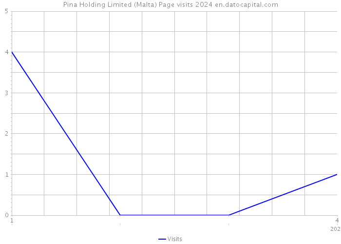 Pina Holding Limited (Malta) Page visits 2024 