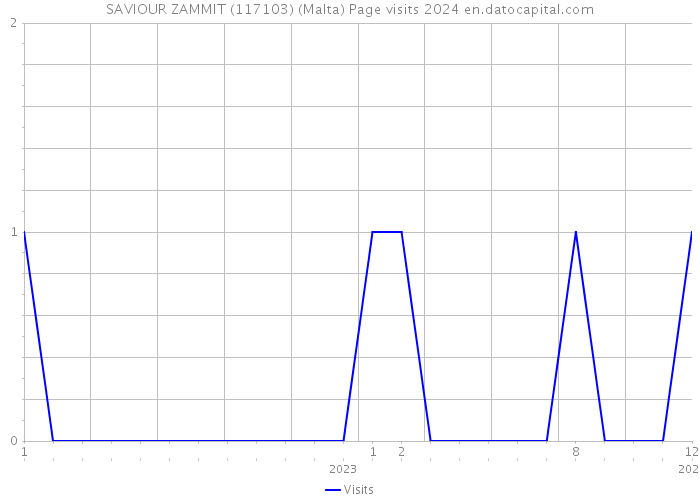 SAVIOUR ZAMMIT (117103) (Malta) Page visits 2024 